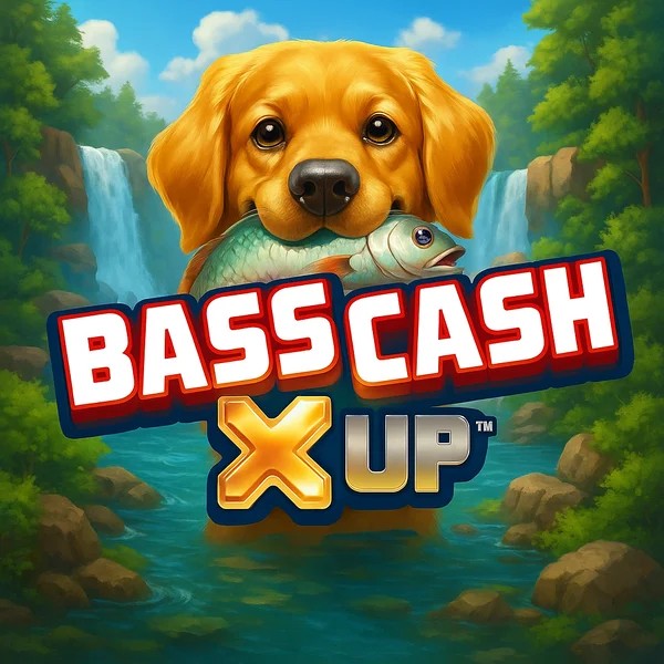 Bass Cash X UP slot icon by Alchemy Gaming, available at Bonuskong Casino
